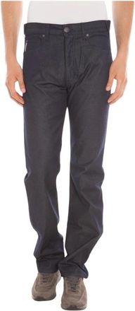 Armani Jeans Klassieke Denim Jeans voor Dagelijks Gebruik - Heren - Regular Fit Jeans - Blauw - W32 - Denim - Jeans