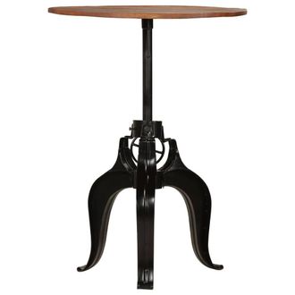 Berkfield Home Bar Table Solid Reclaimed Wood 75x(76-110) cm in Brown