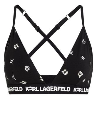 Karl Lagerfeld Ikonik 2.0 voorgevormde bh - Zwart