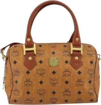MCM Pre-owned Canvas Handtas - Dames - Vintage Handtas - Bruin - ONE Size - Vintage