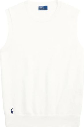 Polo Ralph Lauren Gilet in maglia fine - Bianco