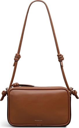 Radley London The Camden Small Ziptop Shoulder Bag in Cognac at Nordstrom