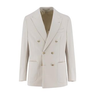Eleventy Blazers, male, Beige, Size: 2XL Jacket