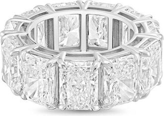 Diana M. Jewels 14kt white gold 2.00cts radiant lab grown diamond eternity band