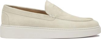 Kazar Beige su&egrave;de instap sneakers - Heren - Loafers - Beige - 42 EU - Su&egrave;de - Schoenen
