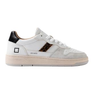 D.A.T.E. D.a.t.e., Schoenen, Dames, Wit, 39 EU, Camoscio Sneaker
