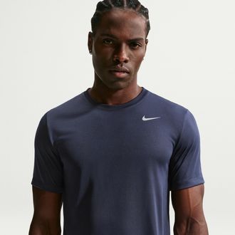 Nike Mens Dri-FIT Legend Fitness T-Shirt in Blue | DX0989-451