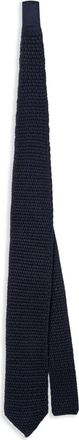 Tom Ford knitted tie - men - Silk - One Size - Blue