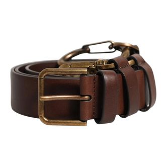 Dolce & Gabbana Belts, male, Brown, Size: ONE SIZE Waist Belt
