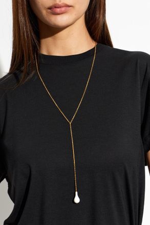 Toteme Necklace With Pendant, Womens, Gold