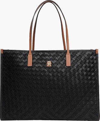 Tommy Hilfiger Womens TH City Tote Bag in Black - One Size