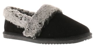 Hush Puppies Ariel Su&egrave;de Dames Zwarte Pantoffels