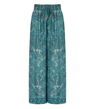 Pahiesa PANTALONE A FANTASIA AZZURRO PAHIESA FORMENTERA