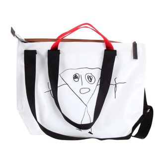 Plan C Tote Bags, female, White, Size: ONE SIZE Pili e Bianca Shopper