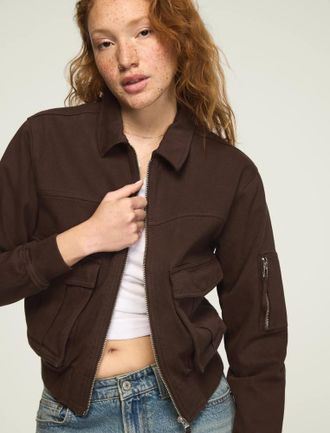 Lucky Brand Womens Lucky Legend Bomber Jacket