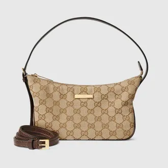 Gucci Lady Lunetta Small Shoulder Bag, Beige, GG Canvas