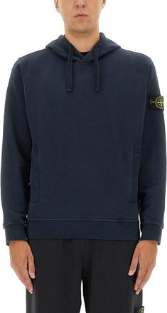 Stone Island Cotton Hoodie-Uomo