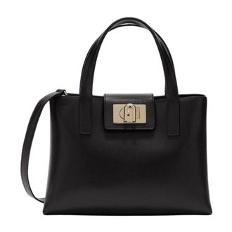 Furla Tassen, Dames, Zwart, ONE Size, Leer, Cabas M 1927