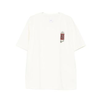 Rhude T-Shirts, male, White, Size: XL T-shirt