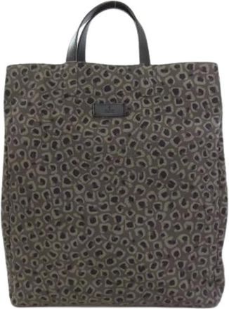 Gucci Pre-owned Tote Bags, female, Gray, Size: ONE SIZE Pre-owned Vintage Tote Bag