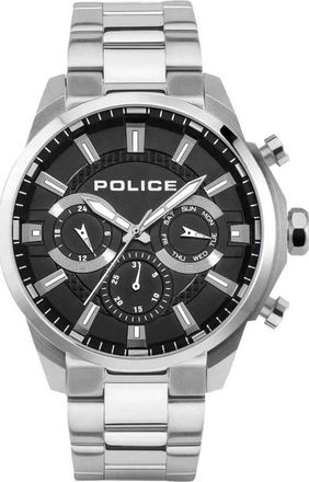 Police PEWJK2204201 Mens Menelik Watch - Silver - One Size