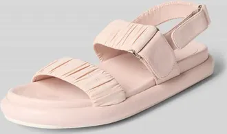 Marc Cain Sandalette aus Leder mit Klettverschluss in Rosa, Gr&ouml;&szlig;e 37