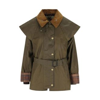 Barbour Chaqueta encerada Lucrezia - Jackets - Mujer - Verde - S