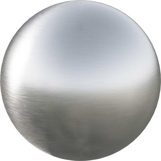 vidaXL Bola Cepillada &Oslash; 37,5 Cm Plateado Acero Inoxidable 201 Vidaxl