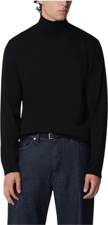 Roberto Collina Hombre, Jerseys, Negro, Talla: XL