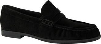 Paul Green Emmy Penny Loafer in Black Soft Suede at Nordstrom, Size 8.5