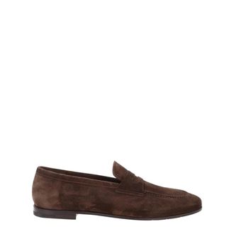 Premiata Suede Penny Loafers - Heren - Schoenen - Bruin - Maat: 40 1/2 EU Su&egrave;de