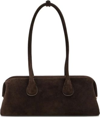 Osoi Boat Wide Bag - Dames - Schoudertassen - Bruin - ONE Size - Leer - Tassen