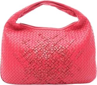 Bottega Veneta Pre-owned Vintage Schoudertas - Dames - Vintage Schoudertas - Roze - ONE Size - Leer - Vintage