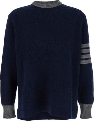 Thom Browne Hombre, Jerseys, Azul, Talla: S