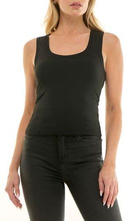 Socialite Double Layer Tank in Black at Nordstrom Rack, Size X-Large