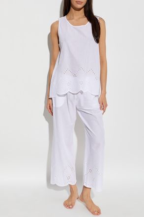 Hanro Lumi Trousers, Womens, White