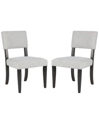 Safavieh Couture Set Of 2 Luis Wood Dining Chairs