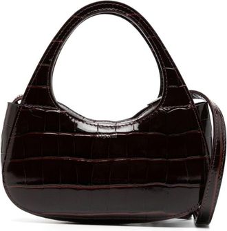 Coperni mini Swipe bucket bag - women - Calf Leather - One Size - Brown