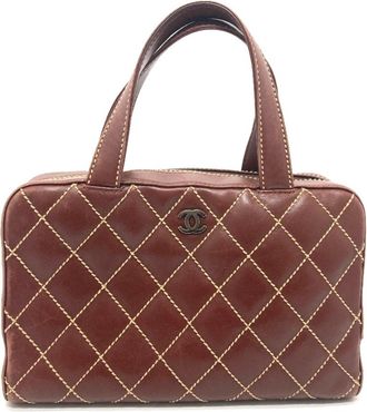 Chanel Leather Handbag (Pre-Owned)