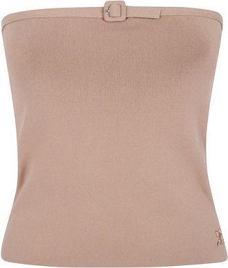 Courr&egrave;ges Mujer, Camisetas, Marr&oacute;n, Talla: M