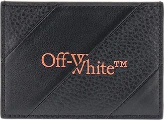 Off-white Mens Off-White Intarsia Card Holder in Black - Size: ONE size