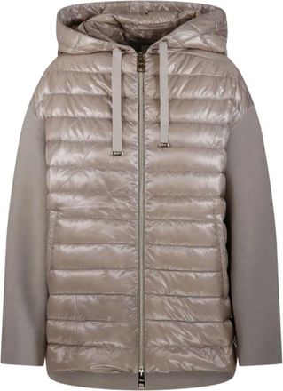 Herno Hooded Quilted Jacket - female - Herno - Down Jackets - Gray - XL - Jackets