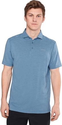 Travis Mathew Heater Active Polo Mens T Shirt Blue Horizon : 3XL, Elastane/Polyester