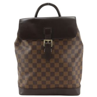 Louis Vuitton Brown Damier Canvas Damier Canvas Backpack (Pre-Owned)