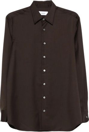 Lardini Camicia button-down - Marrone