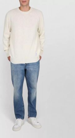 Department Five virgin wool ribbed cross-neck jumper
