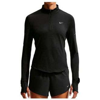 Nike Swift Dri-Fit UV 1/2-Zip Running Top Laufshirt f&uuml;r Damen | schwarz