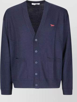 Maison Kitsun&eacute; silk cardigan