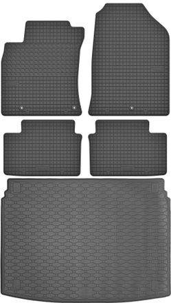 OEM Juego De Alfombrillas De Goma Para Coche Y Alfombrilla Para Maletero Para Kia Ceed Iii Hatchback (2018)
