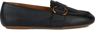 Geox buckle-detail loafers - Black